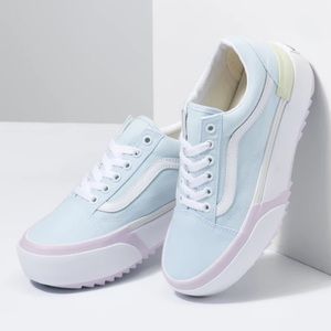 Baby  blue Van’s. Unisex